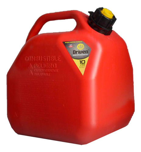 Bidon Driven Para Combustible 10l Rojo Pico Vertedor Nautico