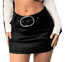 Comprar Pollera Falda Hebilla Cinturón Y2k Aesthetic Importada Shein