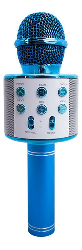 Microfone Karaokê Bluetooth Wireless Portátil Efeito De Voz