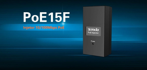Imagem 6 de 8 de Injetor De Rede Fonte Poe 15f Tenda Anatel Preto Original