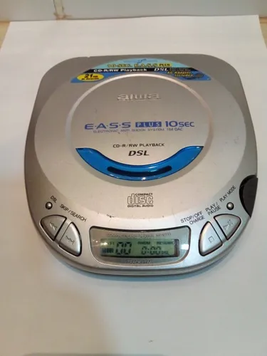 comprar Discman Aiwa Modelo: Xp-v411 Toca Cd Com Defeito Para Reparo