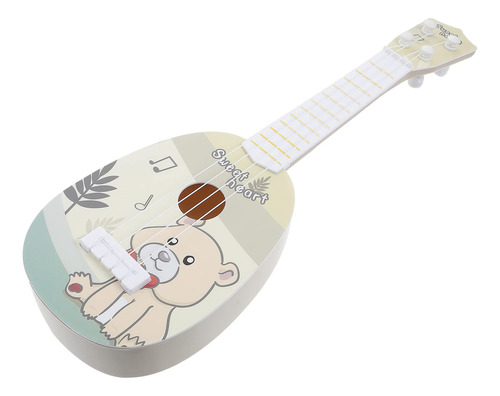 Generic Juguete Guitarra Ukelele 4 Cuerda Mini Instrumento S