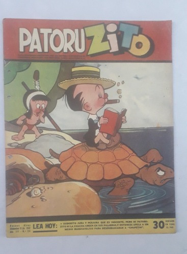 Historieta Comic Antiguo * Patoruzito * N° 114 Ed. Quintern
