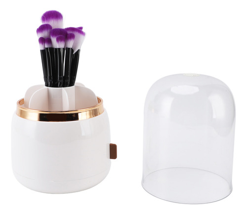 Juego De Brochas De Maquillaje, 10 Unidades, Soporte Girator