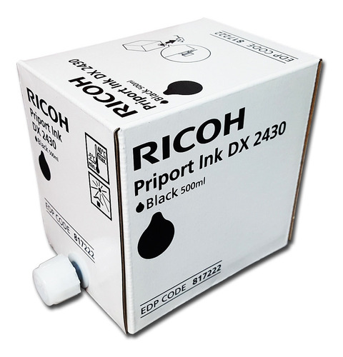 Tinta Ricoh Original Duplicadora Dx 2430 Negra 817222 Envío
