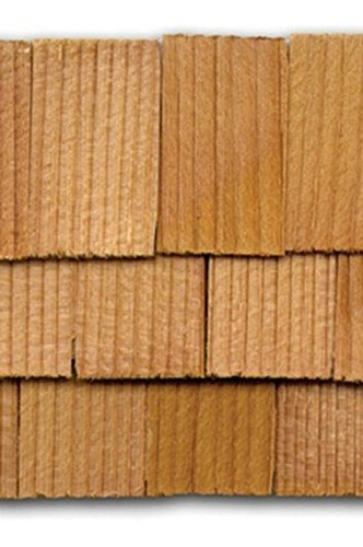 Dollhouse Miniature 1000 Piece Rectangulo Cedar Shingles