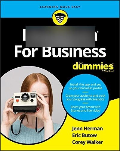 Instagram For Business For Dummies By Jenn Herman [ Dhl ]