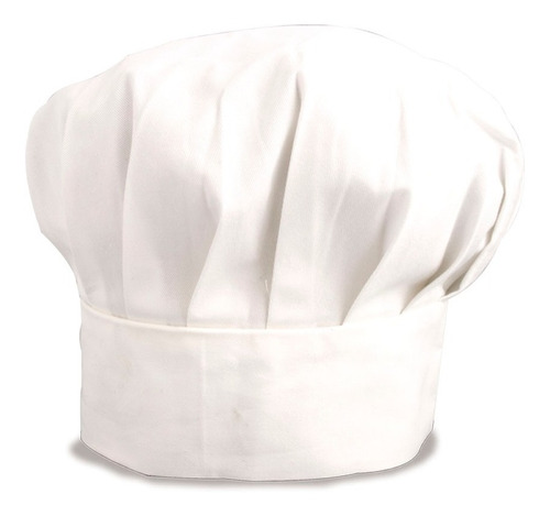 15 Gorros Blancos De Chef Para Niño(a) Tela Tergal