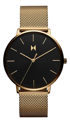 Mvmt Reloj Analogico Legacy Slim 42mm Para Hombre, Dorado, D