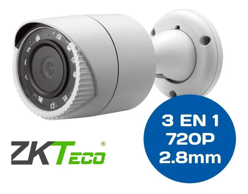 Camara Bullet 720p Zkteco 3en1 2.8mm Nanoled Model Bs31a11b