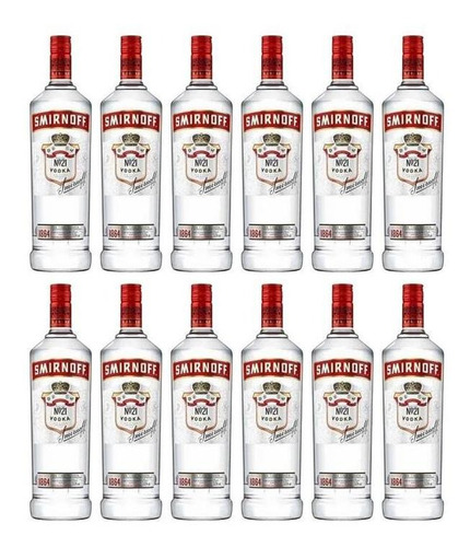 Vodka Smirnoff 700 Ml Original Clasico Caja X12 Fullescabio