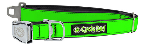 Cycle Dog Green Max Reflective Bottle Abrebotellas Collar Co