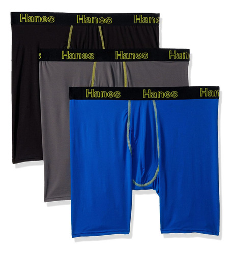 Hanes Men's Comfort Flex Fit Mesh Mesh Boxer Brief 3 Paquete