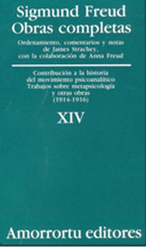 Obras Completas 14 Freud - Historia Del Movimiento Psicoanal