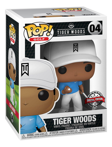 Funko Pop Tiger Woods #04 Special Edition Nuevo Original