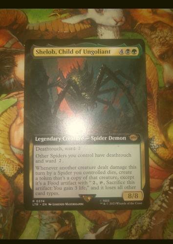 Mazo Commander Shelob Arañas Bg Mtg Magic Shelob Child Of Ungoliant Inglés