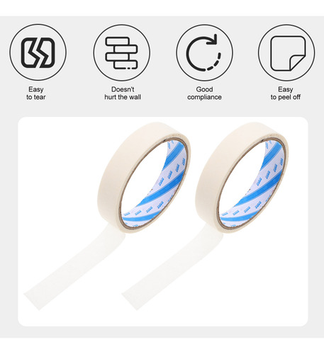 Cinta Adhesiva De Color Beige Con Capacidad Para Escribir 10