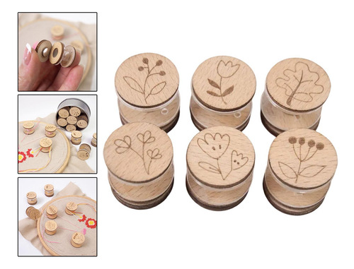 6pcs Hilo Keeperer Hilo Bobinas Bordado Arte Herramienta B