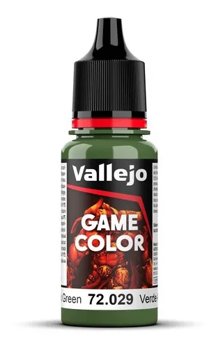 Colores Pinturas Acrilicas Game Color Vallejo Modelismo 17ml Color 72029 Verde Asqueroso-sick Green