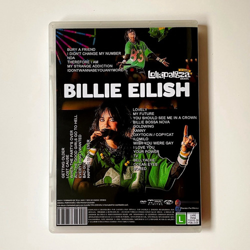 Dvd Billie Eilish Lollapalooza Brasil 2023 Happier Than Ever