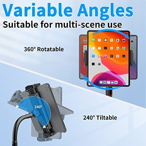 Soporte Para Tablet Ajustable Solido Cuello Cisne iPad 6