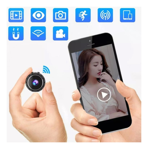 Mini Cámara Espía Inalámbrica Wifi Infrarrojo Ipc-nx11 1080p