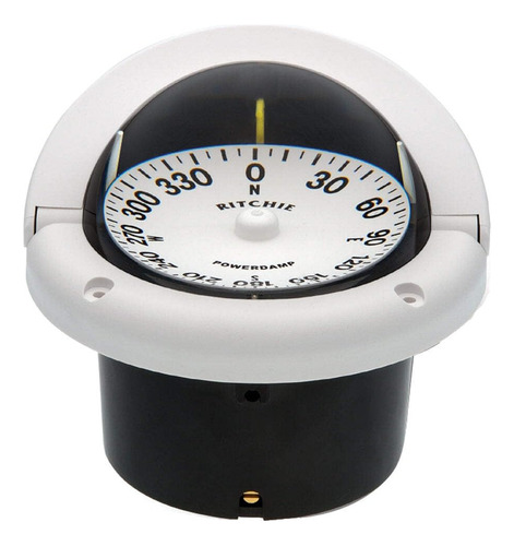 Soporte Empotrado Compass Ritchie Hf-742w Helmsman, Blanco