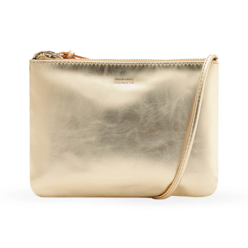 Bolsa Média Anacapri Tiracolo Basic Dourado - Feminino