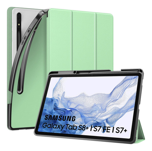 Funda Para Samsung Galaxy Tab Plus Fe Prueba Golpe Trasera