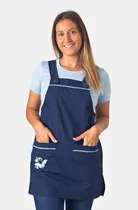 Comprar Guardapolvos Maestras Con Tiradores Azul Marino Pr