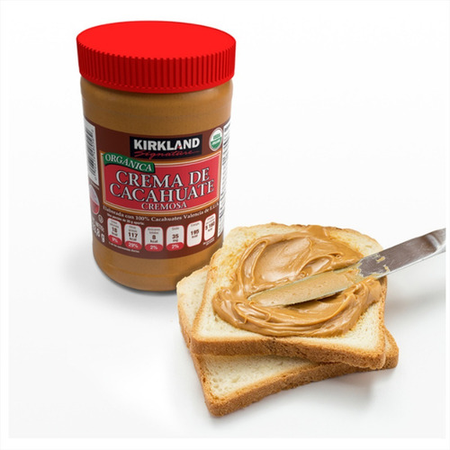 Crema De Cacahuate Cremosa Orgánica Kirkland 793.8gr