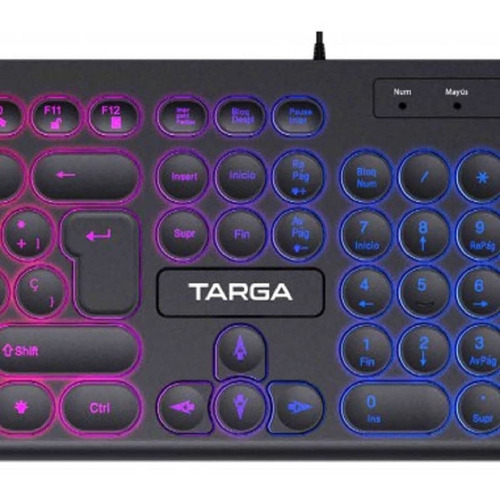 Teclado Gamer Jupiter 150 Backlit Targa Español Cable Usb