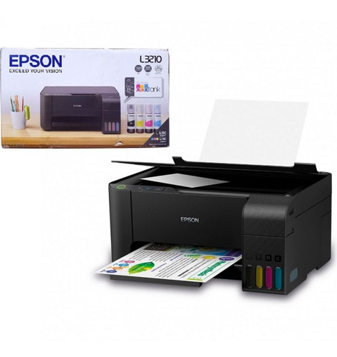 Impresora Epson Multifuncion Color Ecotank L3210
