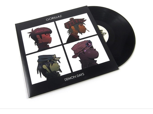 Gorillaz Demon Days Vinilo Nuevo 2 Lp