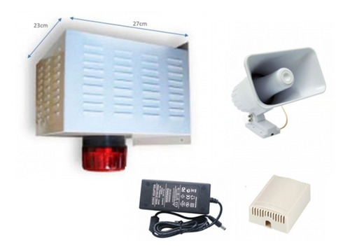 Imagen 1 de 1 de Sirena Alarma 30w G90 Plus Inalambrica Exterior 130 Db