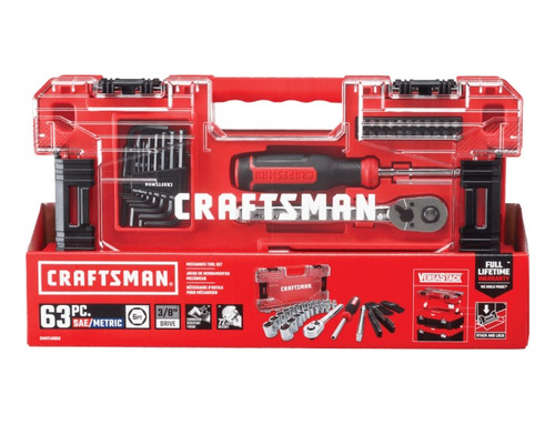 Juego Herramientas Mecanico 63 Tubos Llaves Craftsman 45063