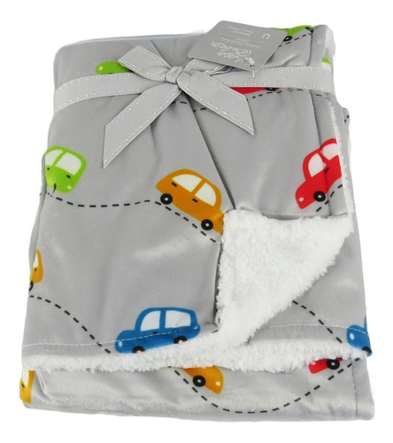 Cobertor Infantil Dupla Face Carros - Laço Bebê