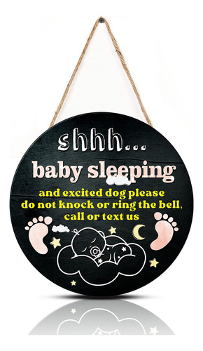 Cakirots Shhh Baby Sleeping-baby Sleeping Sign, No Golpees N