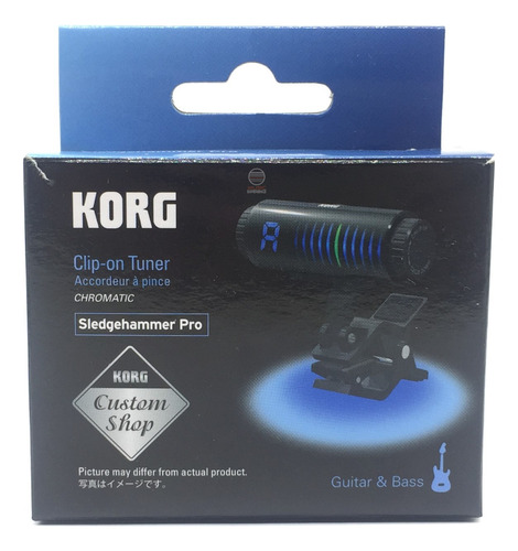 Afinador De Clip Korg Sh-pro Sladgehammer Guitarra-bajo