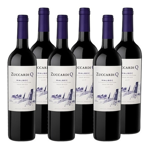 Vino Serie Q Malbec Tinto Natural Zuccardi 750ml Caja X6