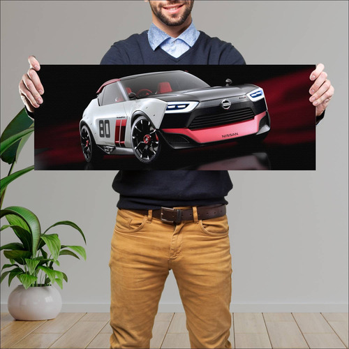 Cuadro 30x80cm Auto 2013 Nissan Idx Nismo Concep 50