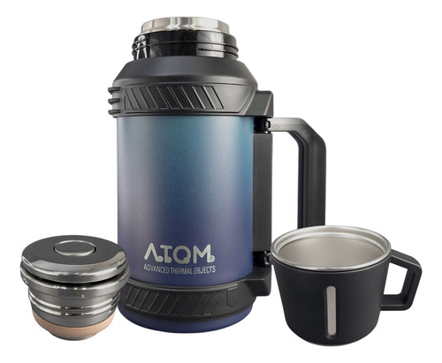 Termo Aconcagua Acero Inoxidable 1,3l Atom Hermetico Camping