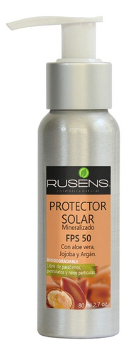 Protector Bloqueador Solar Facial Pantalla Rusens 80ml Fps50