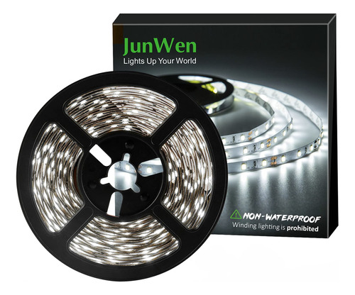 Junwen - Tira De Luces Led De 300 Unidades, Smd 2835, Luces