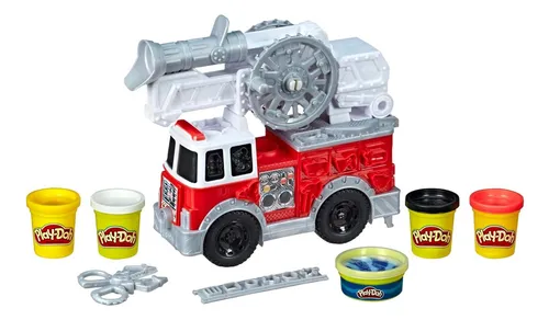 comprar Camión De Bomberos Play-doh Con 5 Latas De 56g