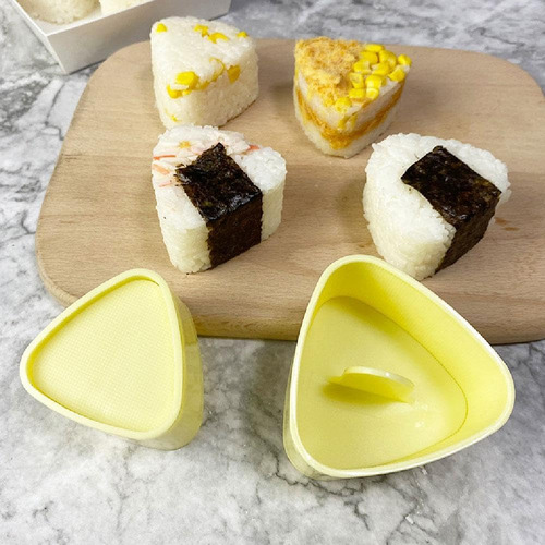 Molde Onigiri Mold Triangle, Paquete De 3 Moldes Para Bolas