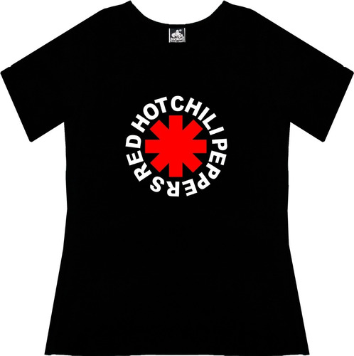 Blusa Red Hot Chili Peppers Dama Rock Tv Camiseta Urbanoz