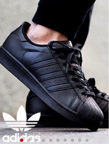 tenis adidas conchas negras