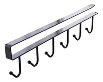 Comprar Porta Llaves Llavero Perchero P\u002Festante X6 Ganchos Acero 