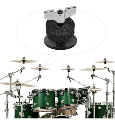 Brset De Batería Hi Hat Cup Felt, 18 Unidades, Kit De Plat